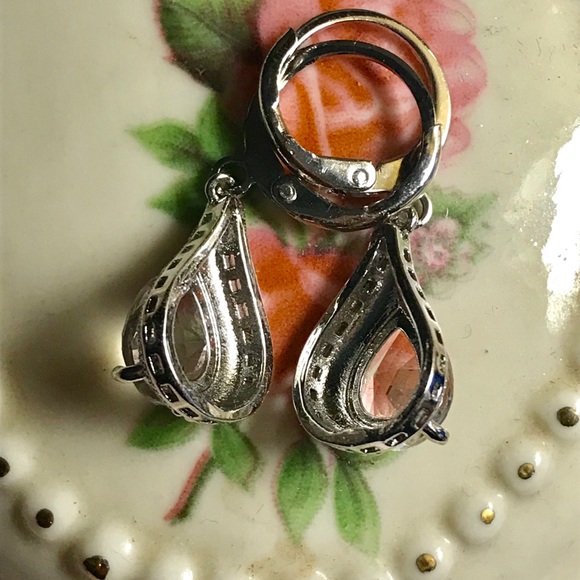STERLING TEARDROP EARRINGS - Picture 3 of 5